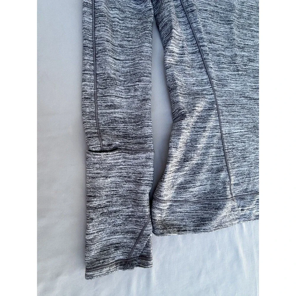 Lululemon Cypress Kiss Womens 6 Grey Long Sleeve Athleisure Train Running Shirt